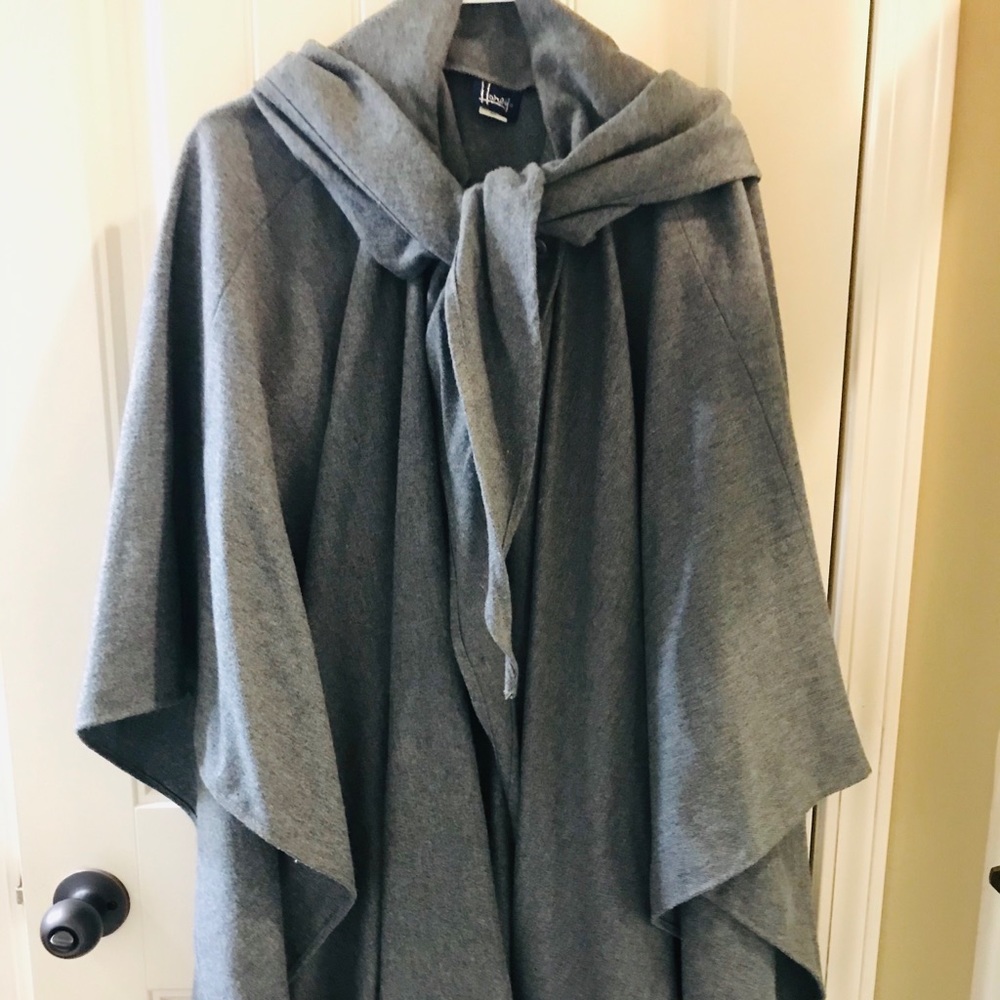 Wool Cape with hood